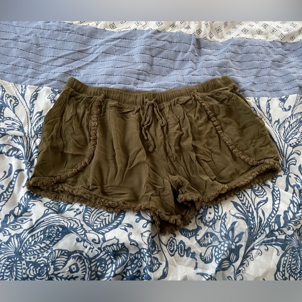 I’m selling some green shorts